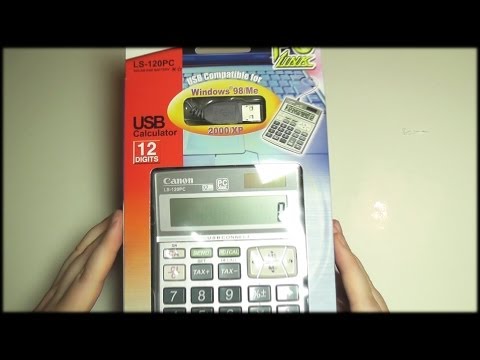 75. Silent Unboxing USB Calculator - SOUNDsculptures (ASMR)