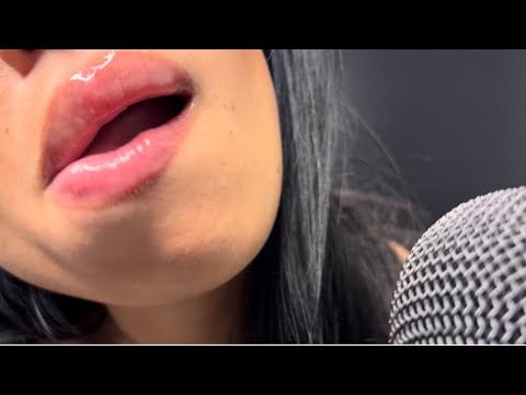 Swirling tongue mouth sounds asmr