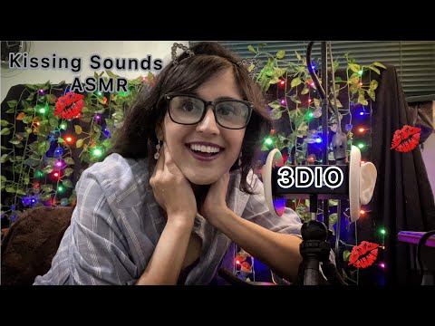 ASMR Kissing Sounds 3DIO Binaural ♡(Kisses Sounds 3DIO💋 )💋 FOR Sleep 😴 💤