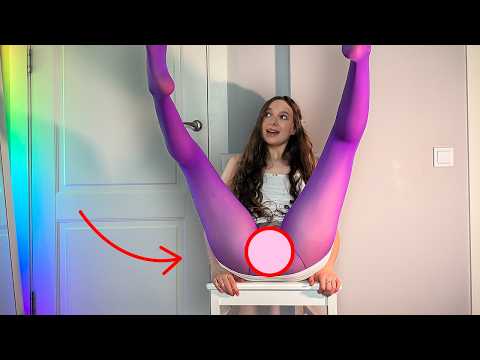 [4K USA] NEW WHITE FLORAL PATTERNED STOCKINGS VS PURPLE BRIGHT TIGHTS | PANTYHOSE Try-On Haul Review