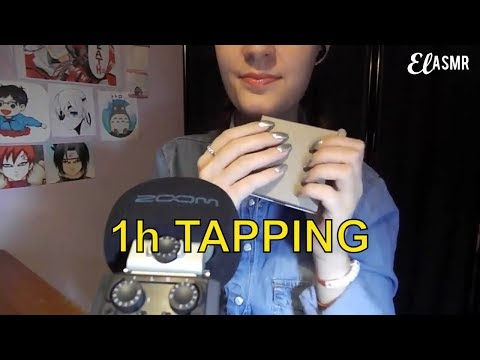 ASMR 1 HOUR TAPPING!! No talking