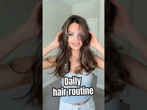 ASMR Daily hair tutorial #asmrshorts #hairtutorial
