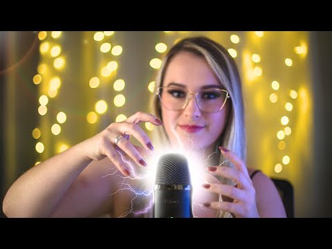 ASMR DE QUAL LADO VOCÊ SENTE MAIS ARREPIOS ? | Sensibilidade alta | Blue Yeti | Sons de objetos