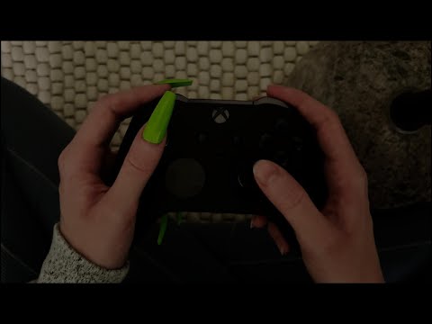 ASMR Xbox Controller Sounds | controller, remote, headset tapping and scratching