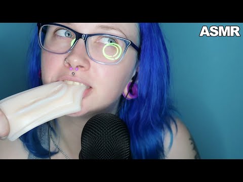 ASMR ❗AGGRESSIVE & INTENSE❗ Silicone Ear Eating 🥵