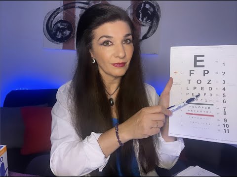 ASMR REVISION DE LA VISTA ROLEPLAY MÉDICO / EN ESPAÑOL