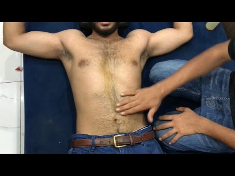 SPECIAL 💈 ASMR CHEST AND UPPER BODY MASSAGE & SCRATCHING TREATMENT BY THE BARBER 🙌