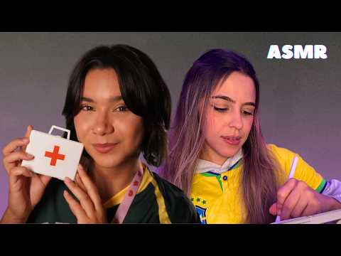 ASMR Entrevista de Recrutamento e Exame Físico para Seleção Brasileira com @CamsASMR