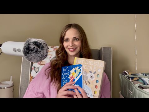 ASMR | Soft Spoken Children’s Book Reading (nursery rhymes & the going to bed book) 🩷📚