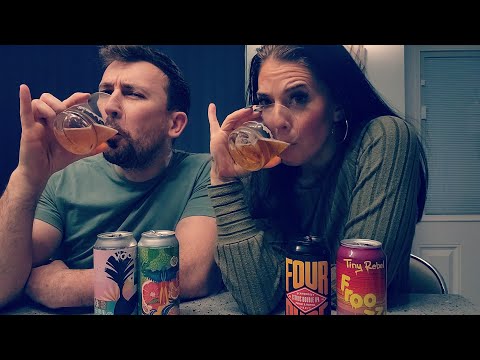 ASMR- Trying Craft Beers For St. Patrick's Day (ft. the Hubs) 🍻