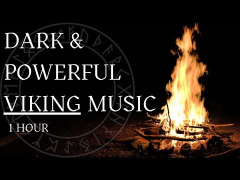 Drums Of Liberation | 1 Hour Of Powerful Viking Drum Music For Sleep & Studying With Fire Sounds