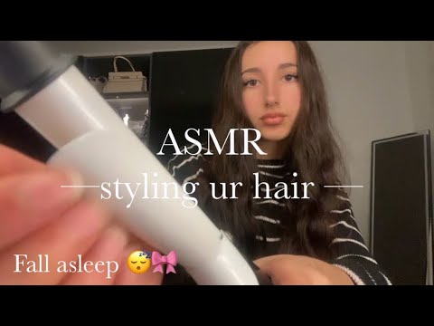 Asmr Styling your hair 🎀😴 | fall asleep 