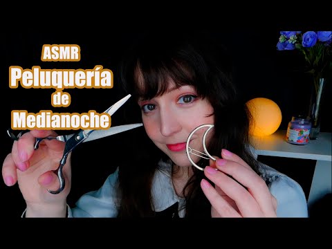 ⭐ASMR [Sub]Peluquería de Medianoche: Corte de Cabello y Estilo, Roleplay en Español (Soft Spoken)