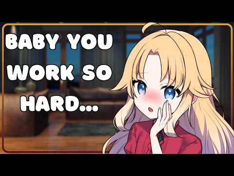 Girlfriend Comforts You After A Hard Day