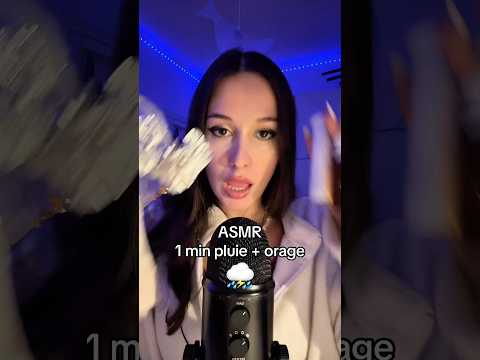 L’ASMR qui te fait sentir bien dans ton lit 🛌🪟⛈️ #asmr #thunder #orage #rainsounds #relaxingvideo
