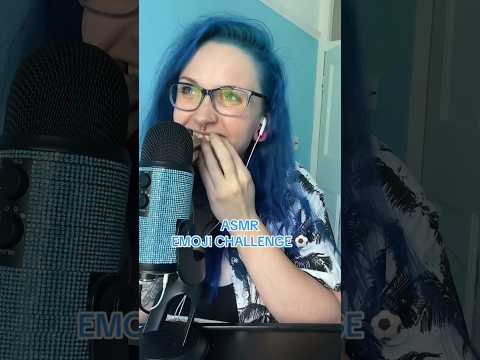 ASMR emoji challenge ⚽️(more on my tiktok) #shorts #asmremojichallenge  #tapping #asmr
