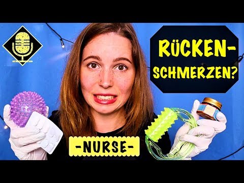 ASMR Krankenschwester hilft bei Rückenschmerzen | Nurse Guide | ASMR Nurse Roleplay | ASMR deutsch