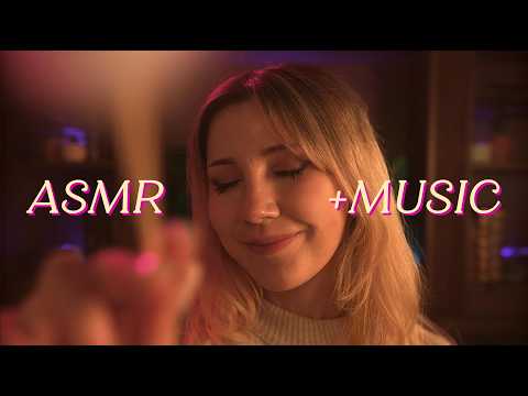(Music Ver) ASMR Touching & Tracing Your Face 😌 (Personal Attention and Tingly Multi-Layered Sounds)