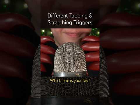 Different Tapping & Scratching Triggers! 🤍 #asmr