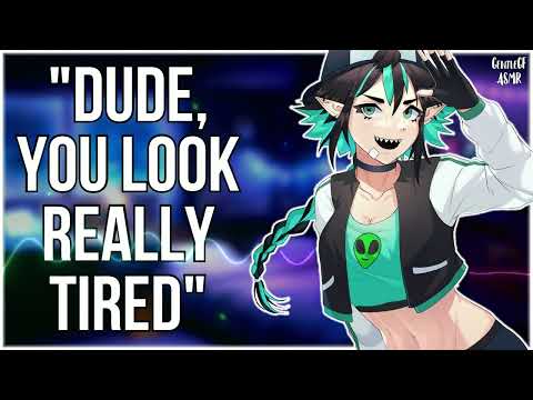 Tomboy Friend Helps You Relax | Audio ASMR Roleplay