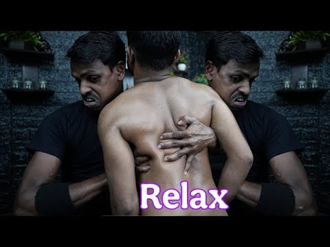 Live: Experience the Power: Indian Barber's Deep Tissue Back Massage ASMR | Head & Body Massage ASMR