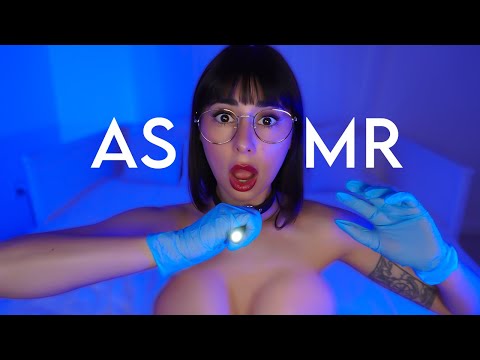 ASMR Doctor Gives you HEAD...to toe exam 👀 (inappropriate)