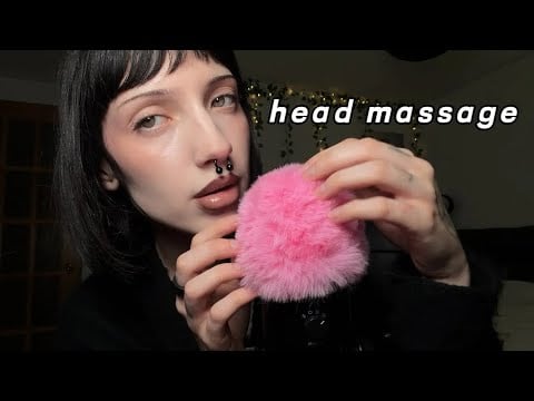 Head Massage/ treatment for Relaxation 💆🏻 {with mouth sounds and gum}