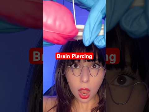 ASMR piercing your brain #asmr #shorts #comedy
