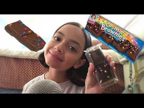 ASMR Eating Cosmic Brownies