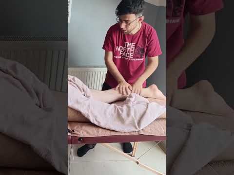 POST-WORKOUT HAMSTRING MUSCLE RELAXATION TREATMENT #satisfying #relaxing #asmr #shorts #massage