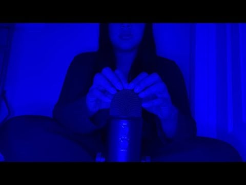 ASMR Mic Scratching Fast and Slow ~ Natural Nails and Nail backs | No Talking