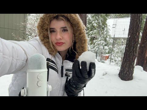 [ASMR] IN THE SNOW ⛄️❄️