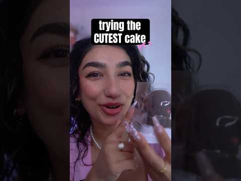 would YOU eat this cutest dessert?! 🥺 #asmr #asmreating
