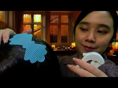 ASMR Klinik Kepala dan Rambut yang Nyaman untuk Tidur lebih Nyenyak - Cari kutu, Head &  Hair Clinic
