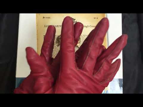 LEATHER GLOVES ❤️  YESTERDAY'S  NEWS 👄  WHISPER 🇳🇱 🎧 [[ASMR]]