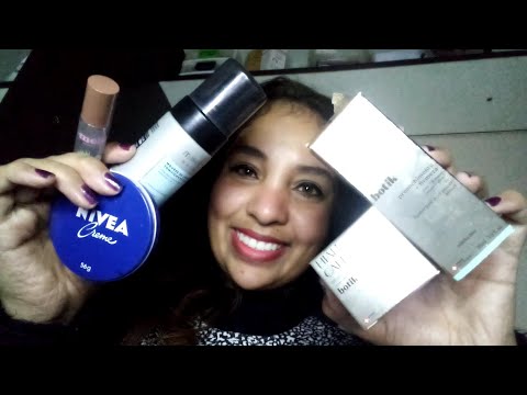 ASMR Fazendo sua Skincare Noturna completa: cremes, conta-gotas, algodão, sons líquidos, fala suave✨