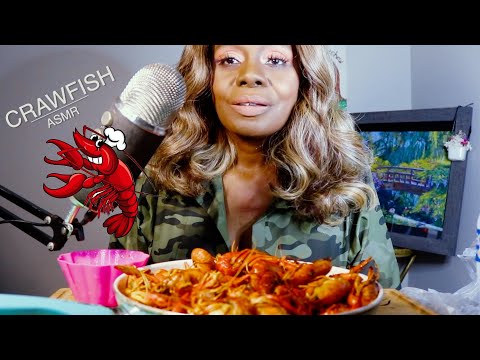 Ending The Night with CRAWFISH ASMR Eating Sounds