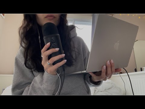 ASMR Q&A 🩷 get to know me! 