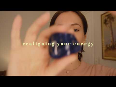 ASMR REIKI for good luck ✧ realigning your subconscious while you sleep (singing bowl, crystals)