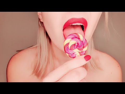 ASMR Watch me Eating a LOLLIPOP