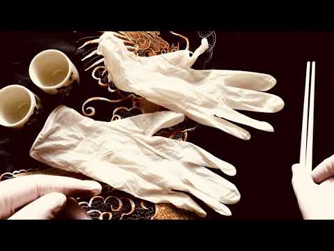 LATEX GLOVES 👋  VERY TIGHT 💕  LAYERING   [[ASMR]]