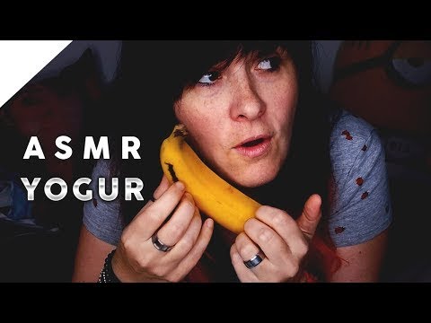 ASMR Español ► Preparando y Comiendo Yogur 🍌 Susurros y Soft Spoken | MUKBANG