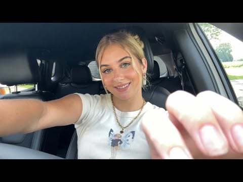 ASMR Camera and Car Tapping ☀️ Whispered Ramble Lofi Life Update 