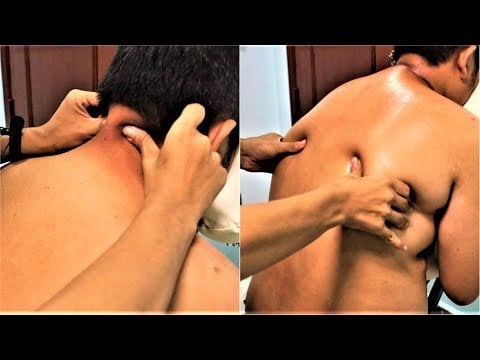 ASMR Relaxing Body Massage on Chair - Fully Relaxing
