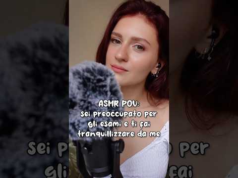 ASMR POV: sei preoccupato per gli esami 📚 #asmr #asmrsounds #asmrvideo #asmrcommunity