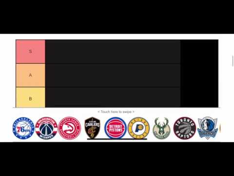 *ASMR* Tier Ranking NBA Teams!