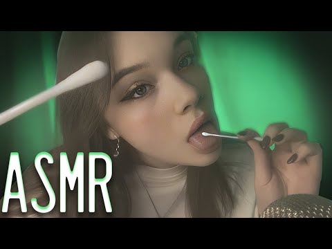 SPIT PAINTING ASMR💦 MOUTH SOUND🩵 АСМР СЛЮНКОЙ очищу тебя