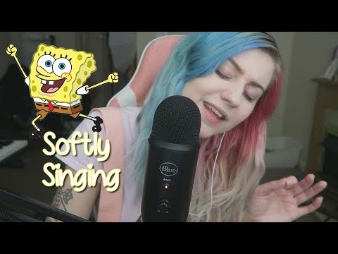 [BINAURAL ASMR] Softly Singing Spongebob Songs :3