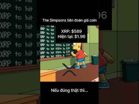 The Simpsons tiên đoán giá coin