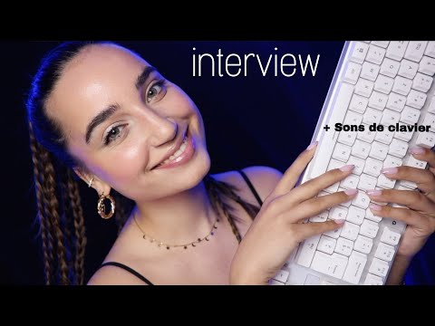 ASMR : Je te pose pleins de questions sans rapport pour une interview !